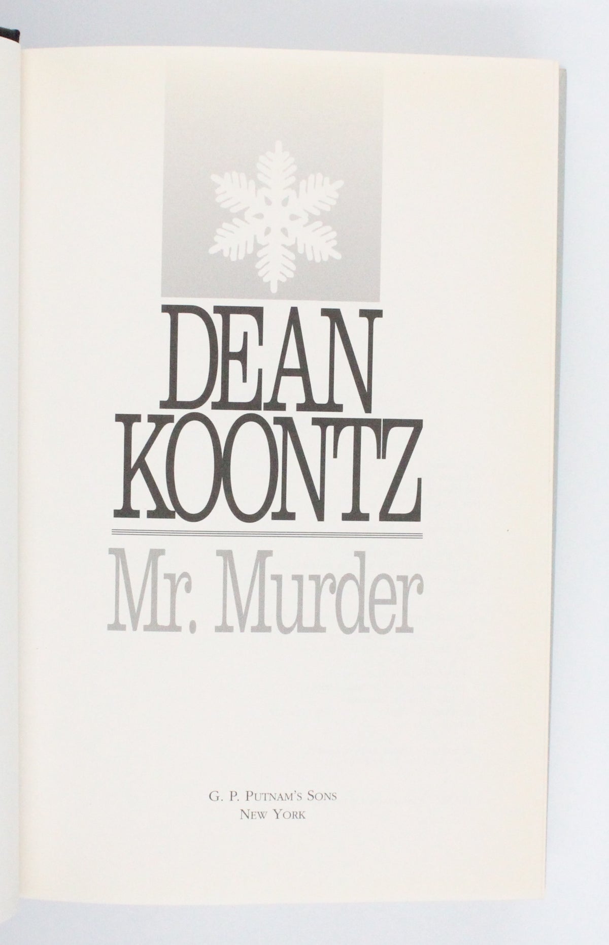 1993 Mr. Murder by Dean Koontz