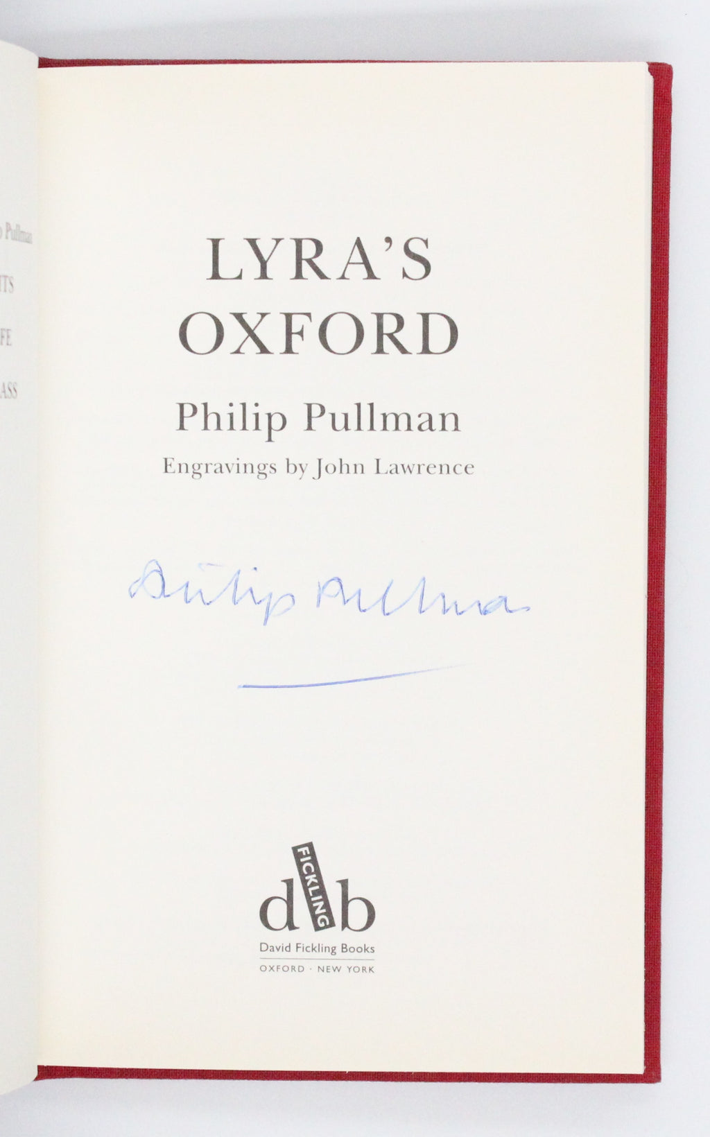 2003 Lyra’s Oxford by Phillip Pullman