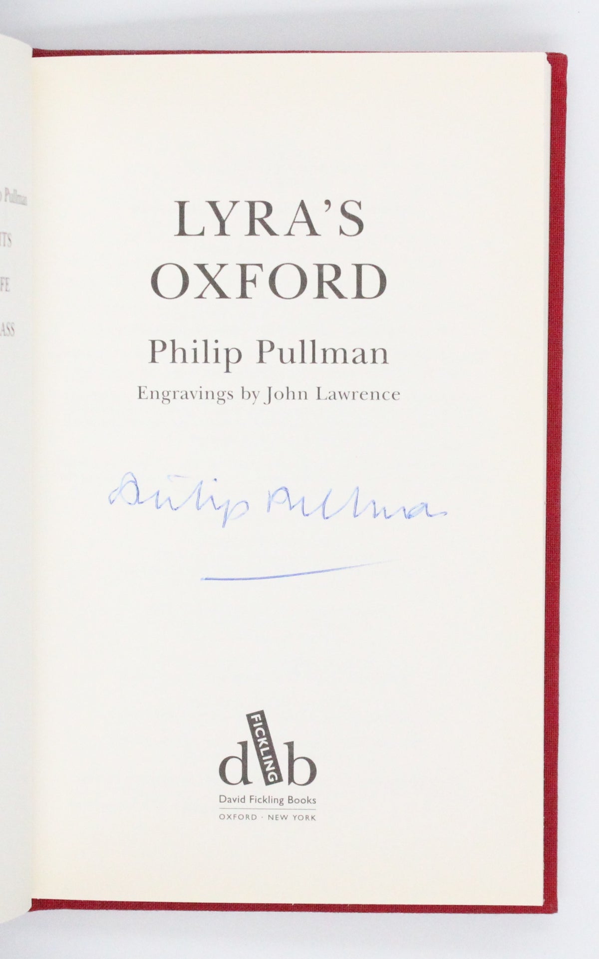 2003 Lyra’s Oxford by Phillip Pullman
