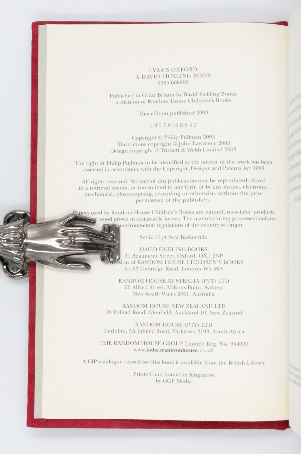 2003 Lyra’s Oxford by Phillip Pullman