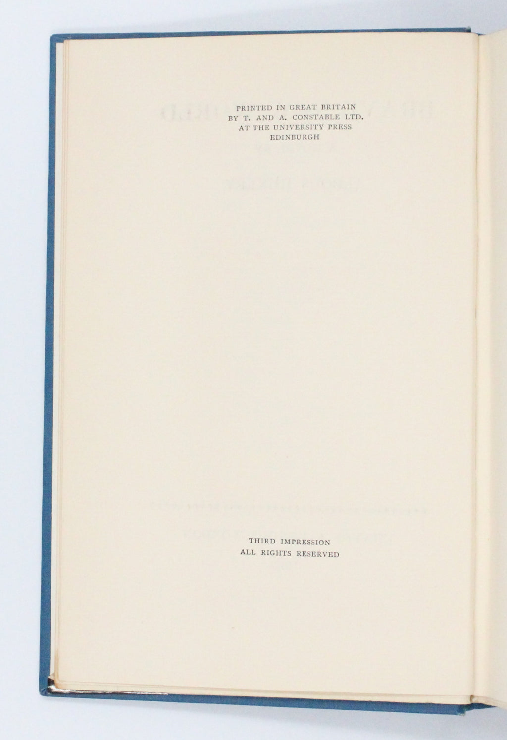1932 Brave New World by Aldous Huxley