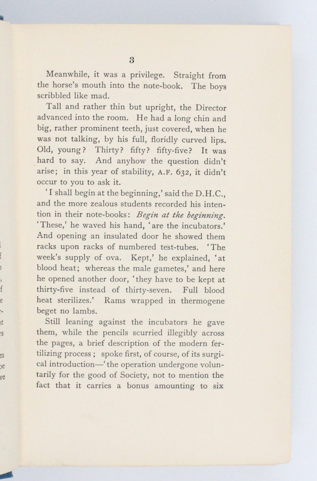 1932 Brave New World by Aldous Huxley