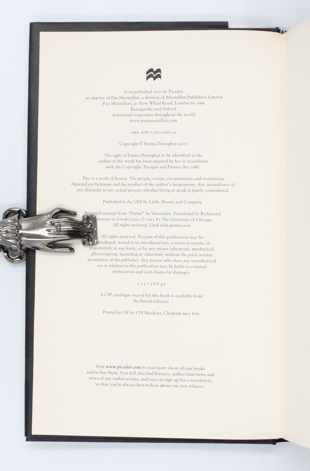 2010 Room by Emma Donoghue