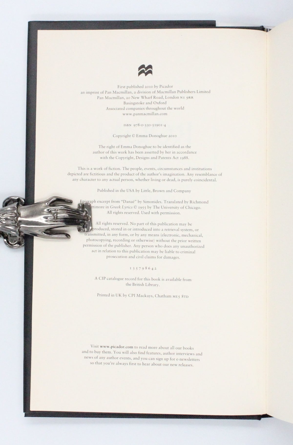 2010 Room by Emma Donoghue