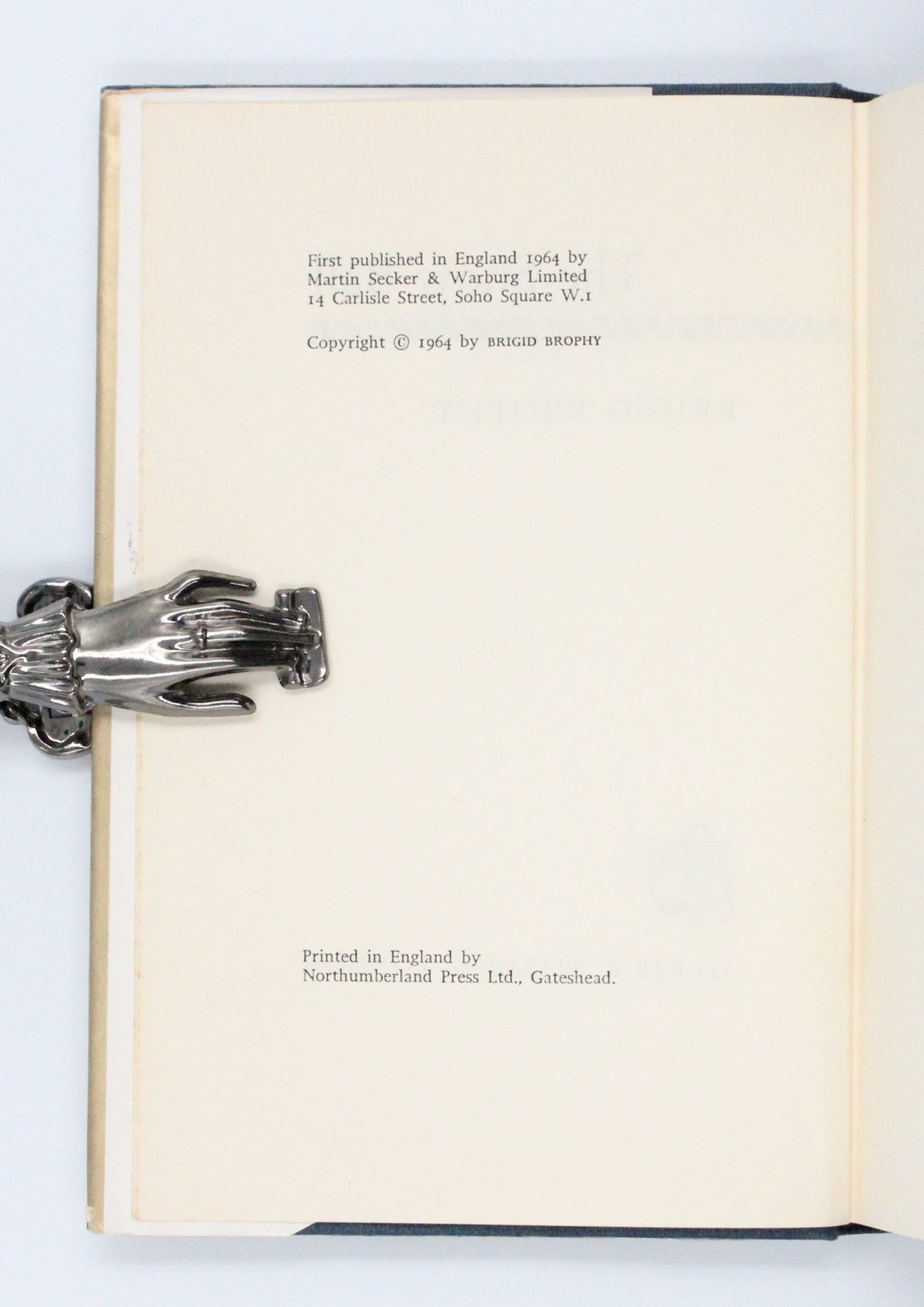1964 The Snow Ball by Brigid Brophy