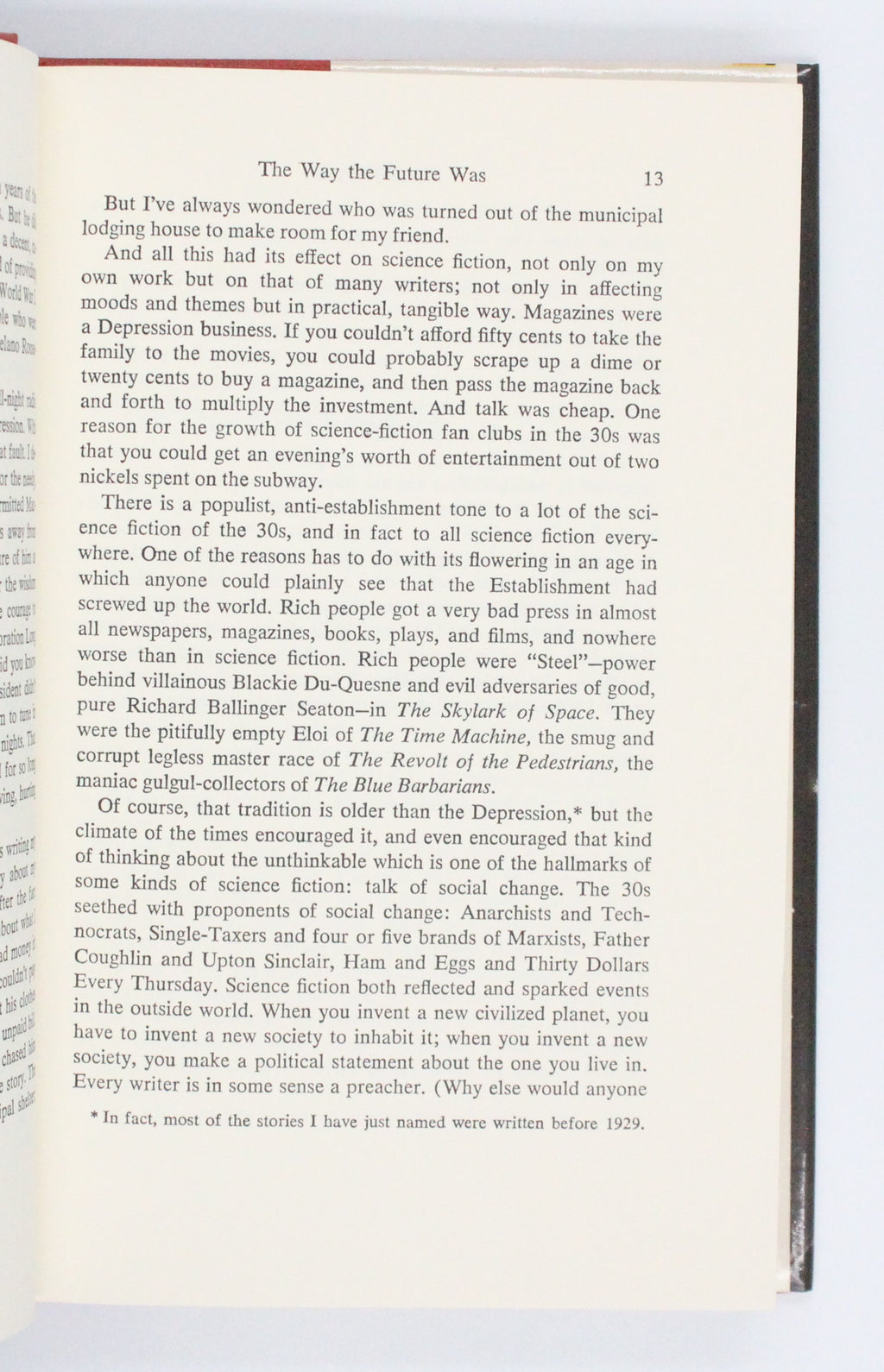 1979 The Way the Future Was A Memoir by Frederik Pohl