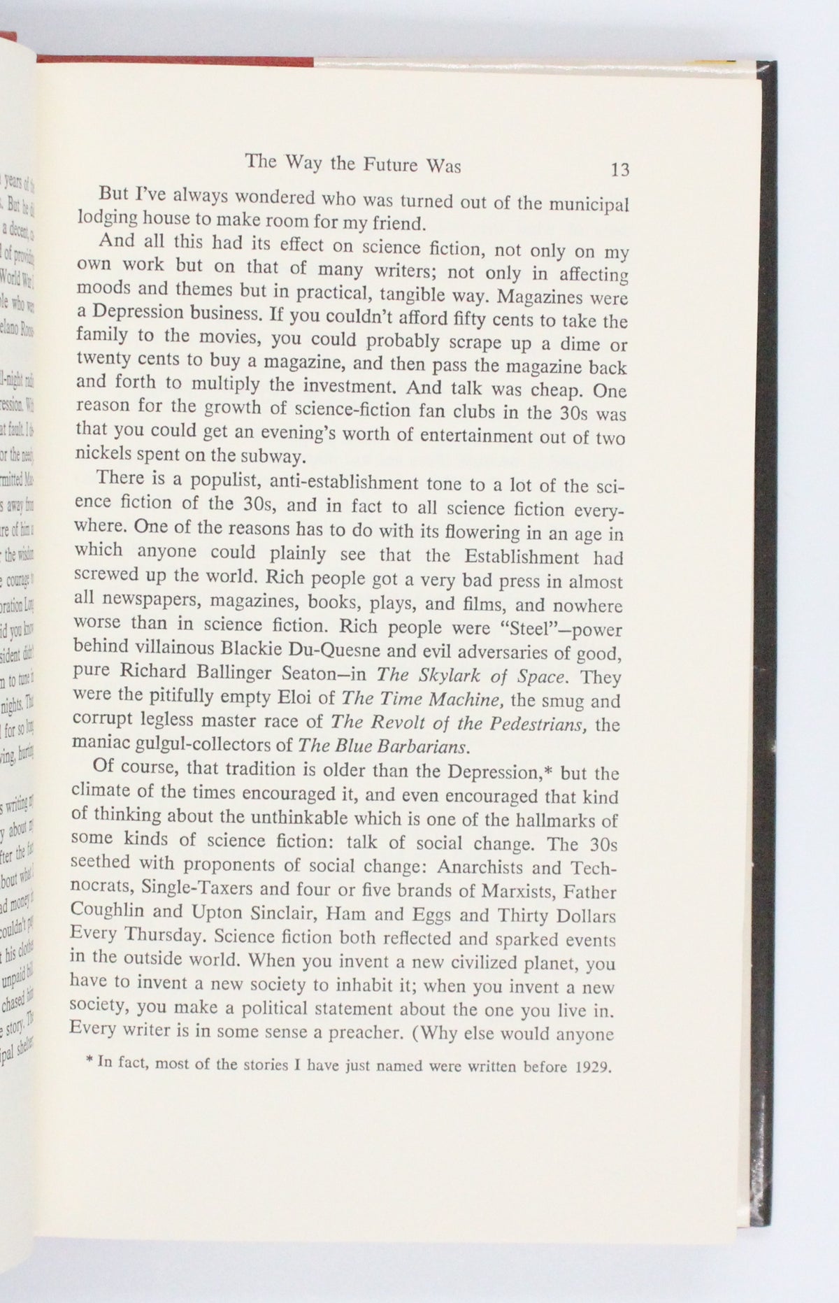 1979 The Way the Future Was A Memoir by Frederik Pohl