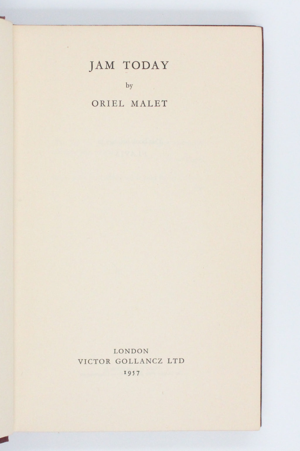 1957 Jam Today by Oriel Malet