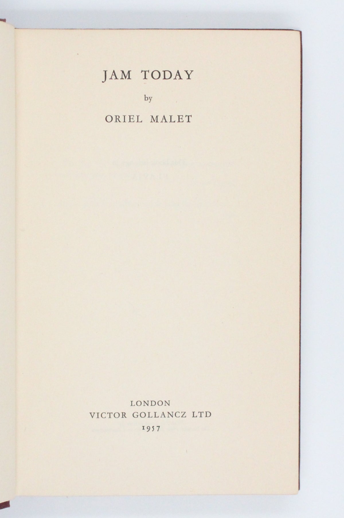 1957 Jam Today by Oriel Malet