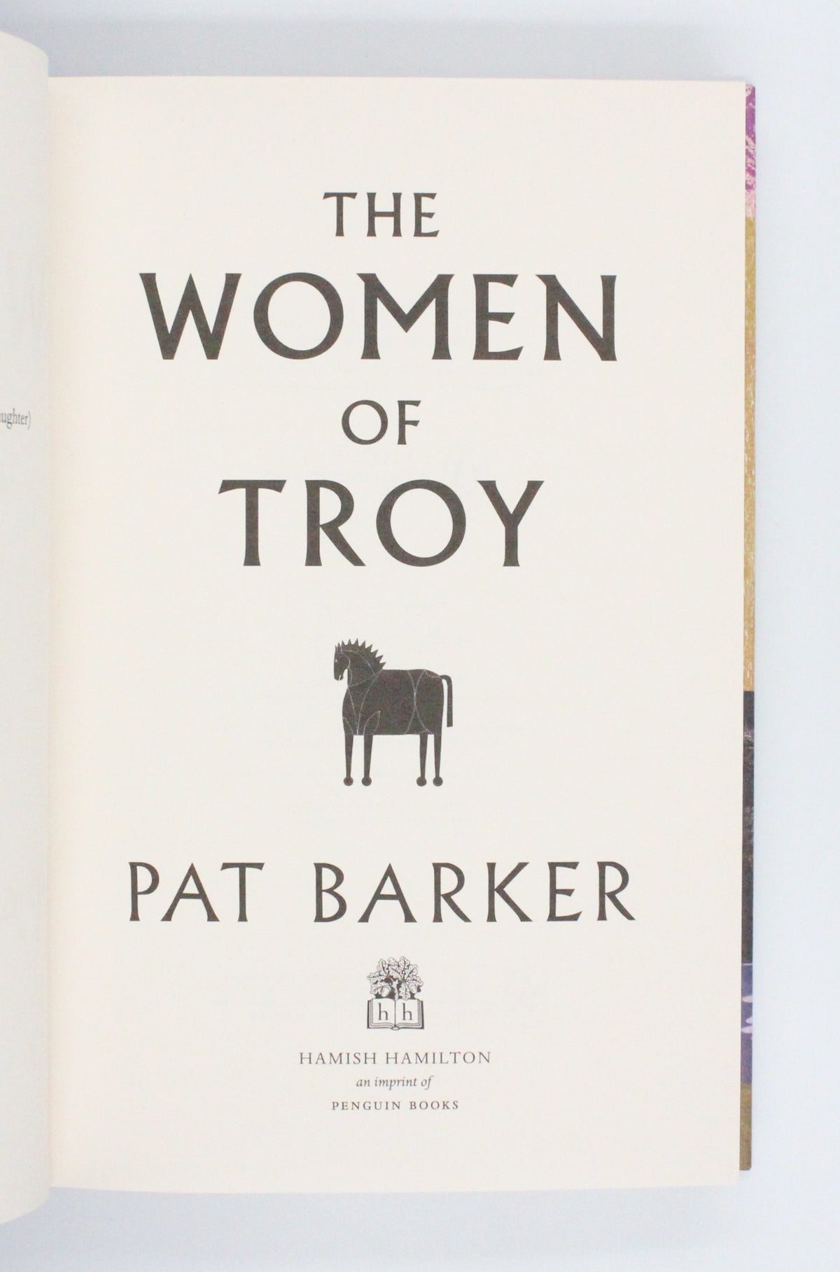 2021 The Women of Troy by Pat Barker