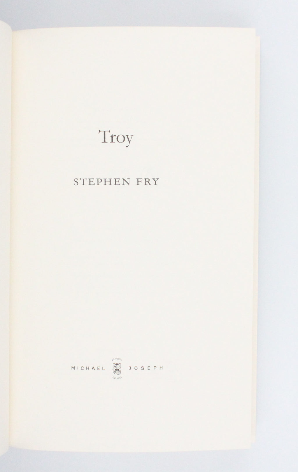 2020 Troy by Stephen Fry