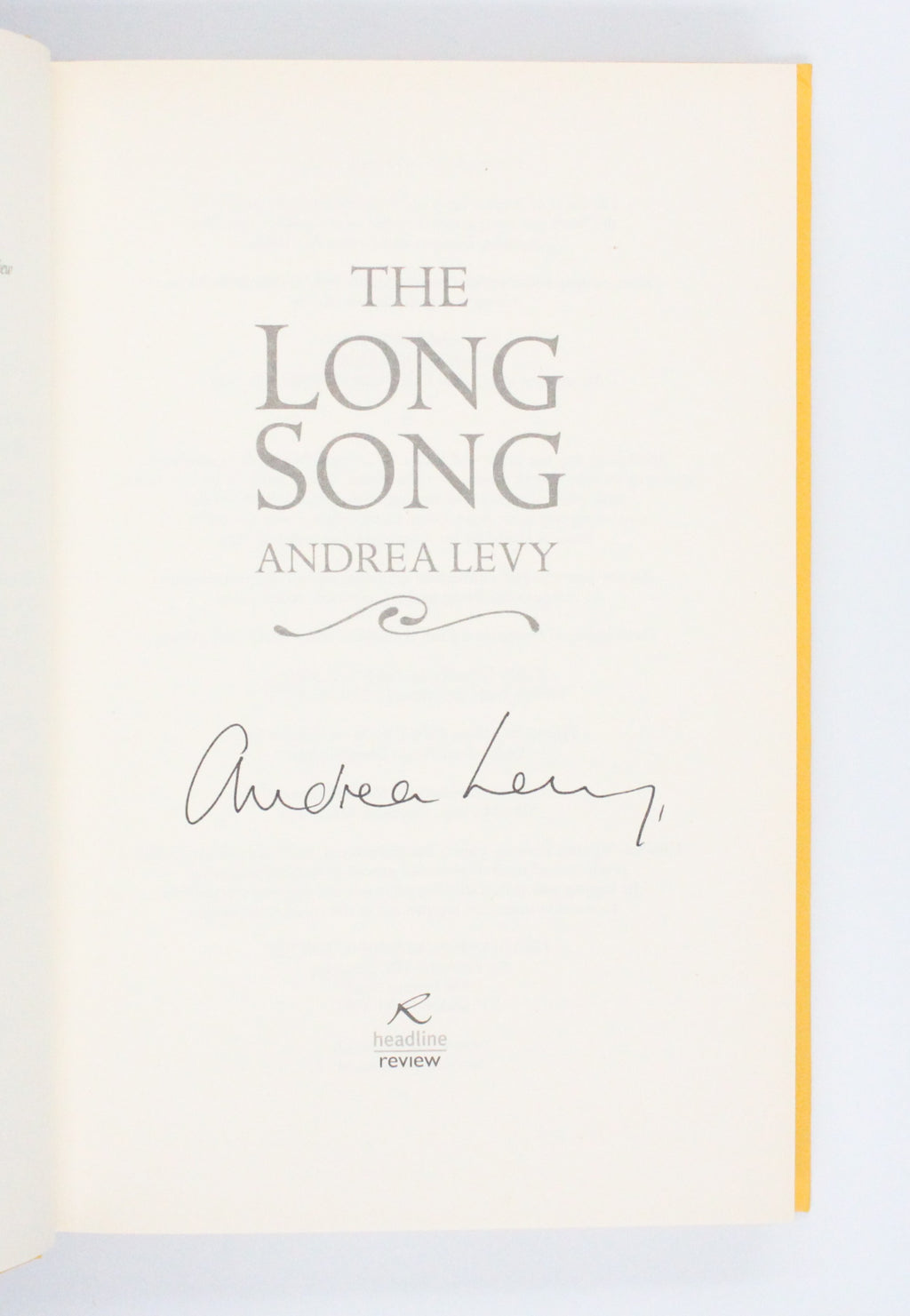 2010 The Long Song by Andrea Levy