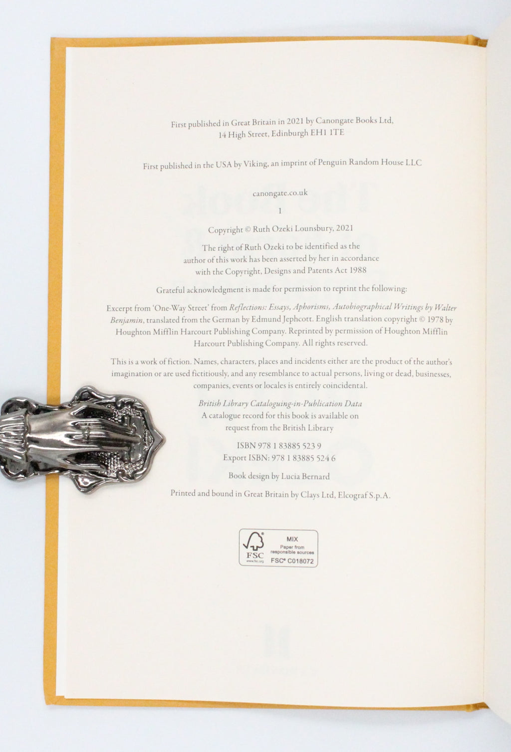 2021 The Book of Form & Emptiness by Ruth Ozeki
