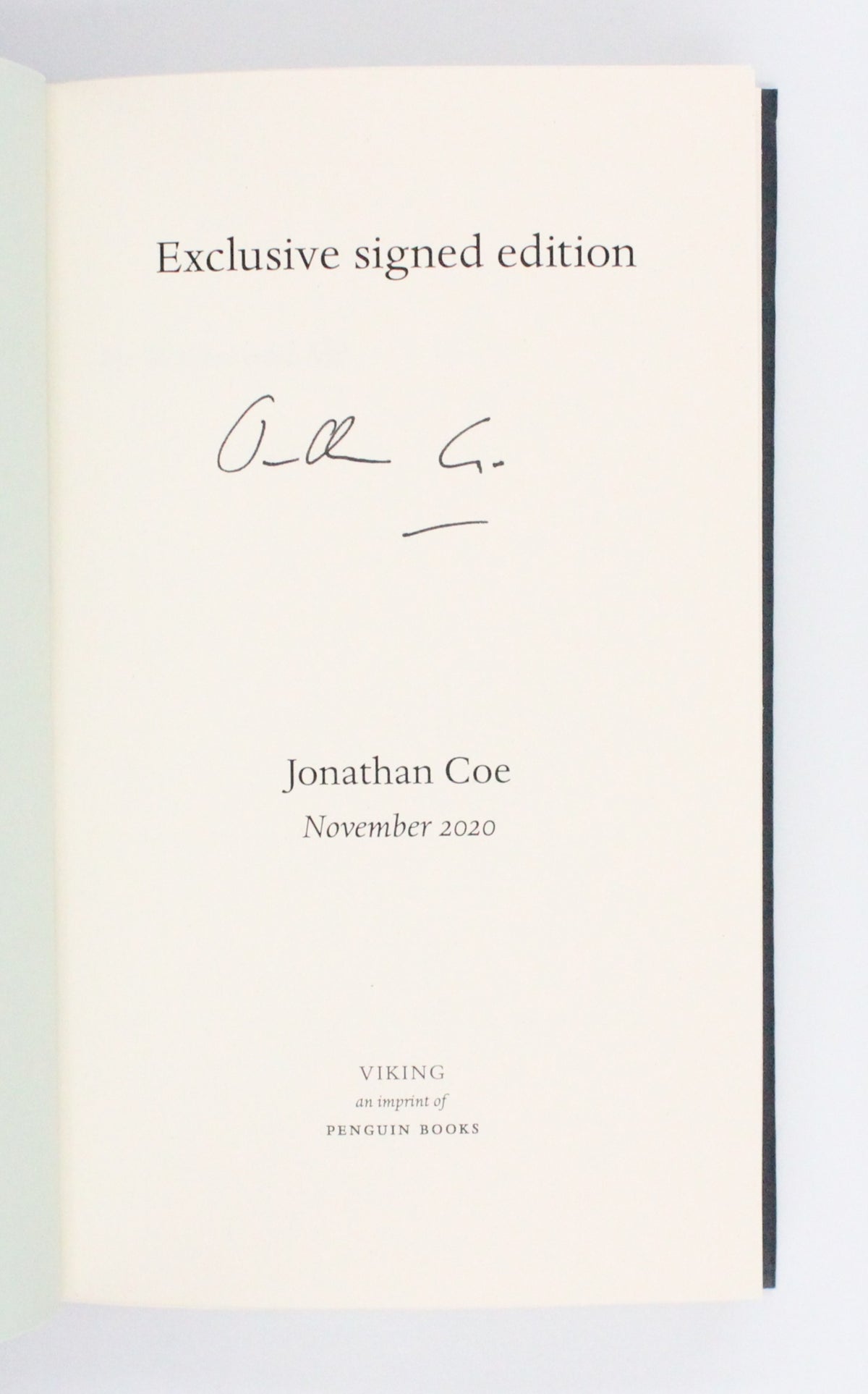 2020 Mr Wilder & Me by Jonathan Coe
