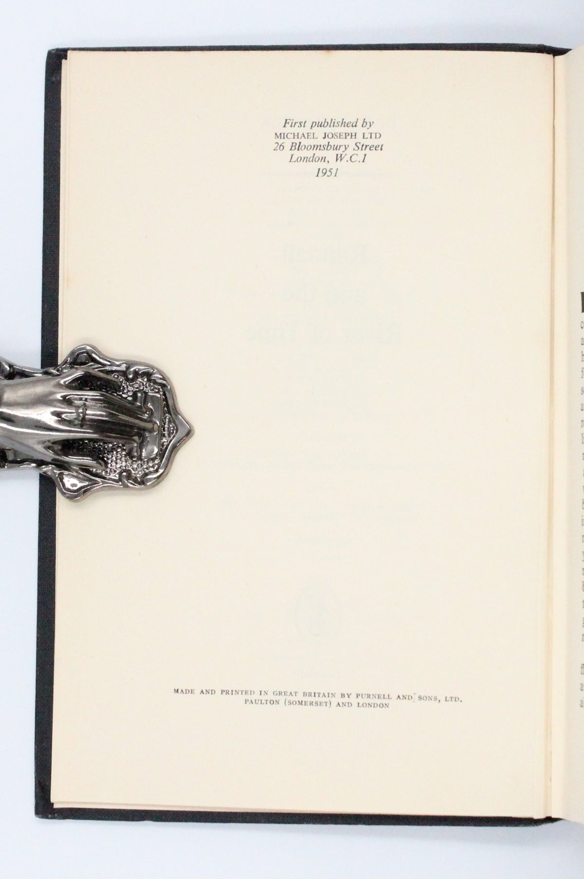 1951 Randall and the River of Time by C. S. Forester