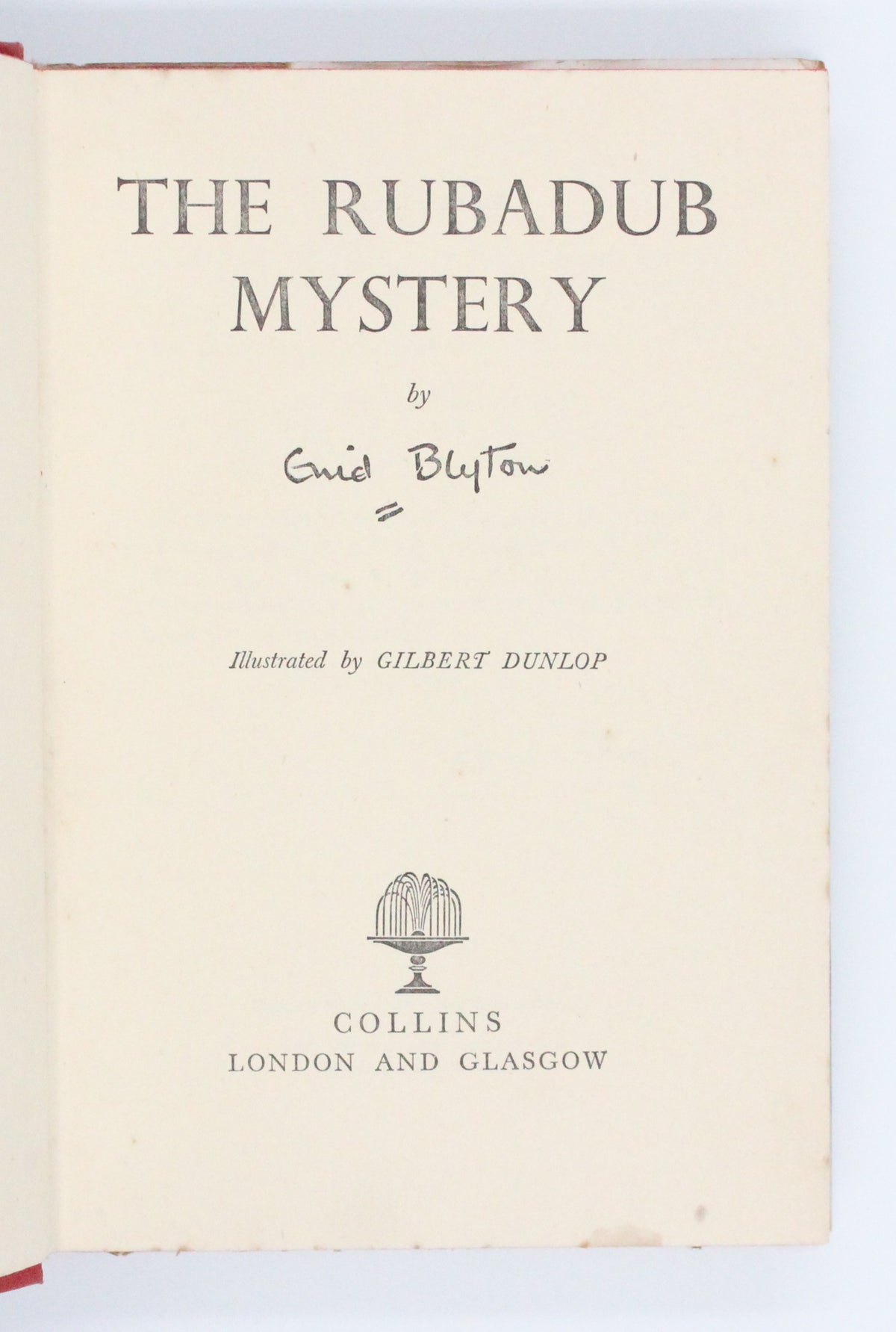 1952 The Rubadub Mystery by Enid Blyton