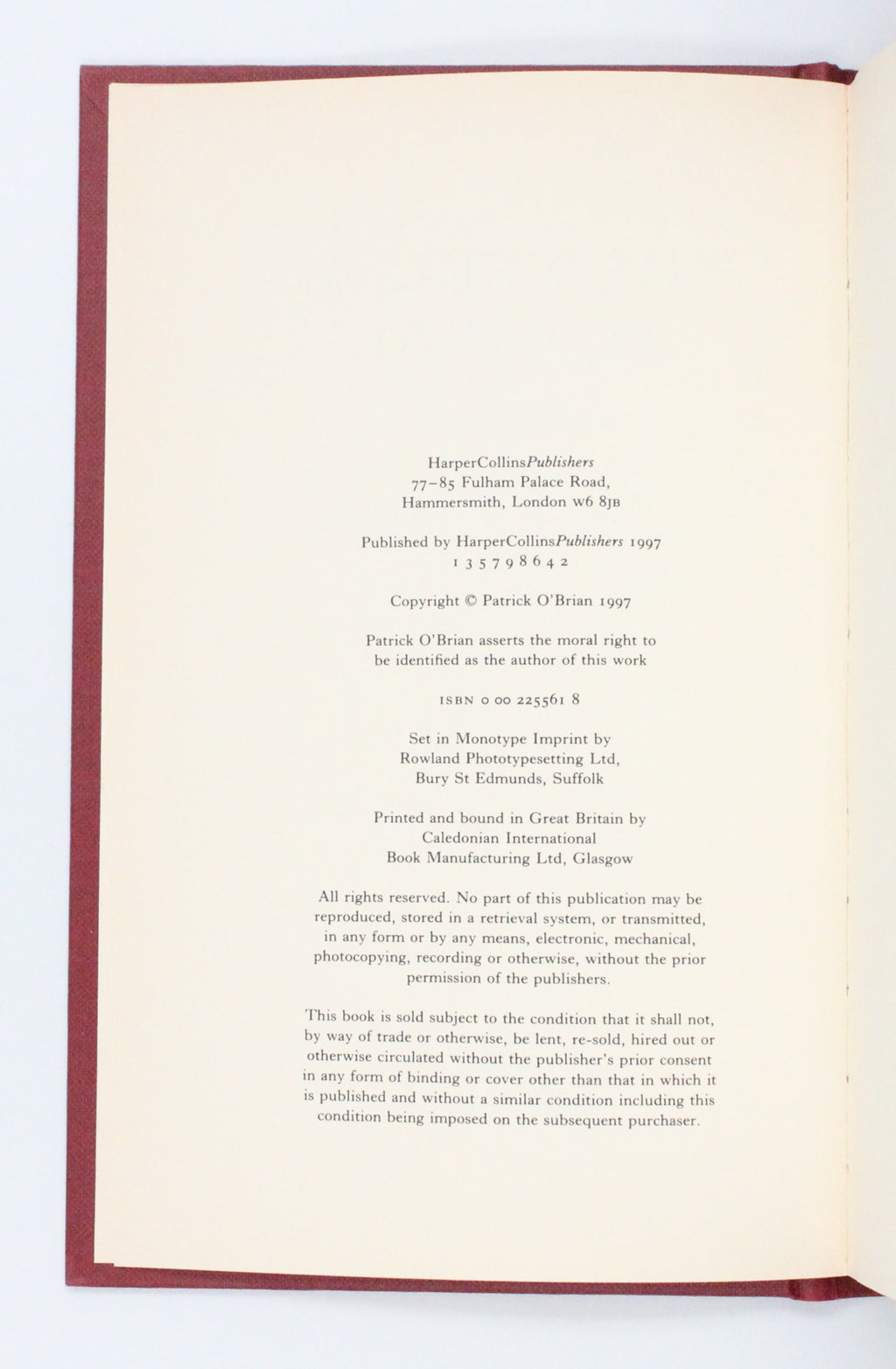1997 The Yellow Admiral by Patrick O’Brian