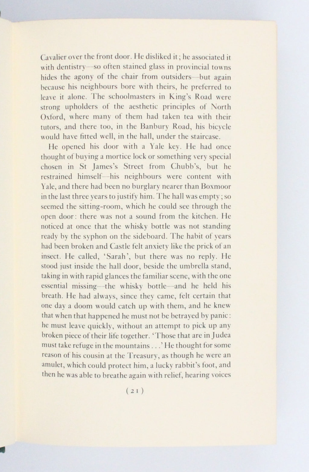 1978 The Human Factor by Graham Greene