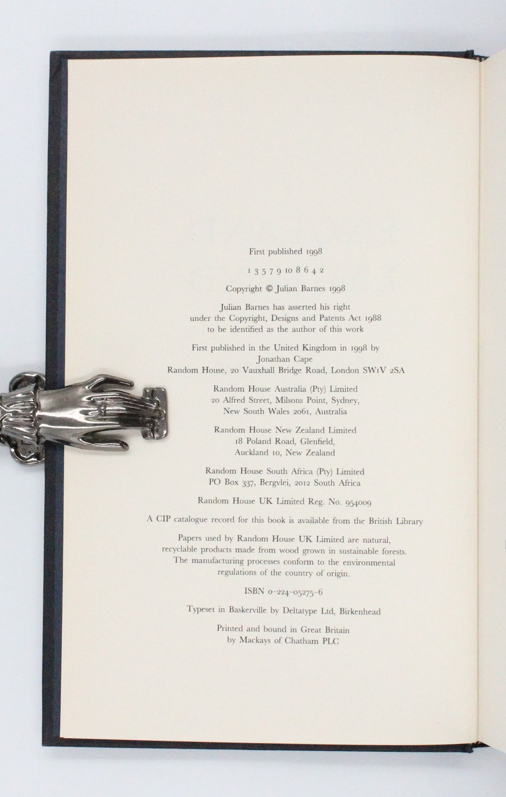 1998 England, England by Julian Barnes