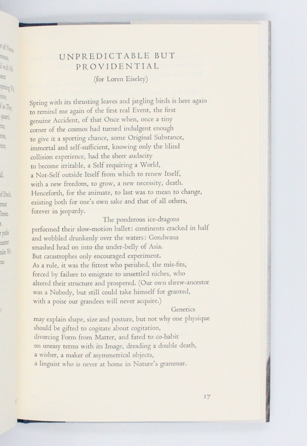 1974 Thank You Fog by W. H. Auden