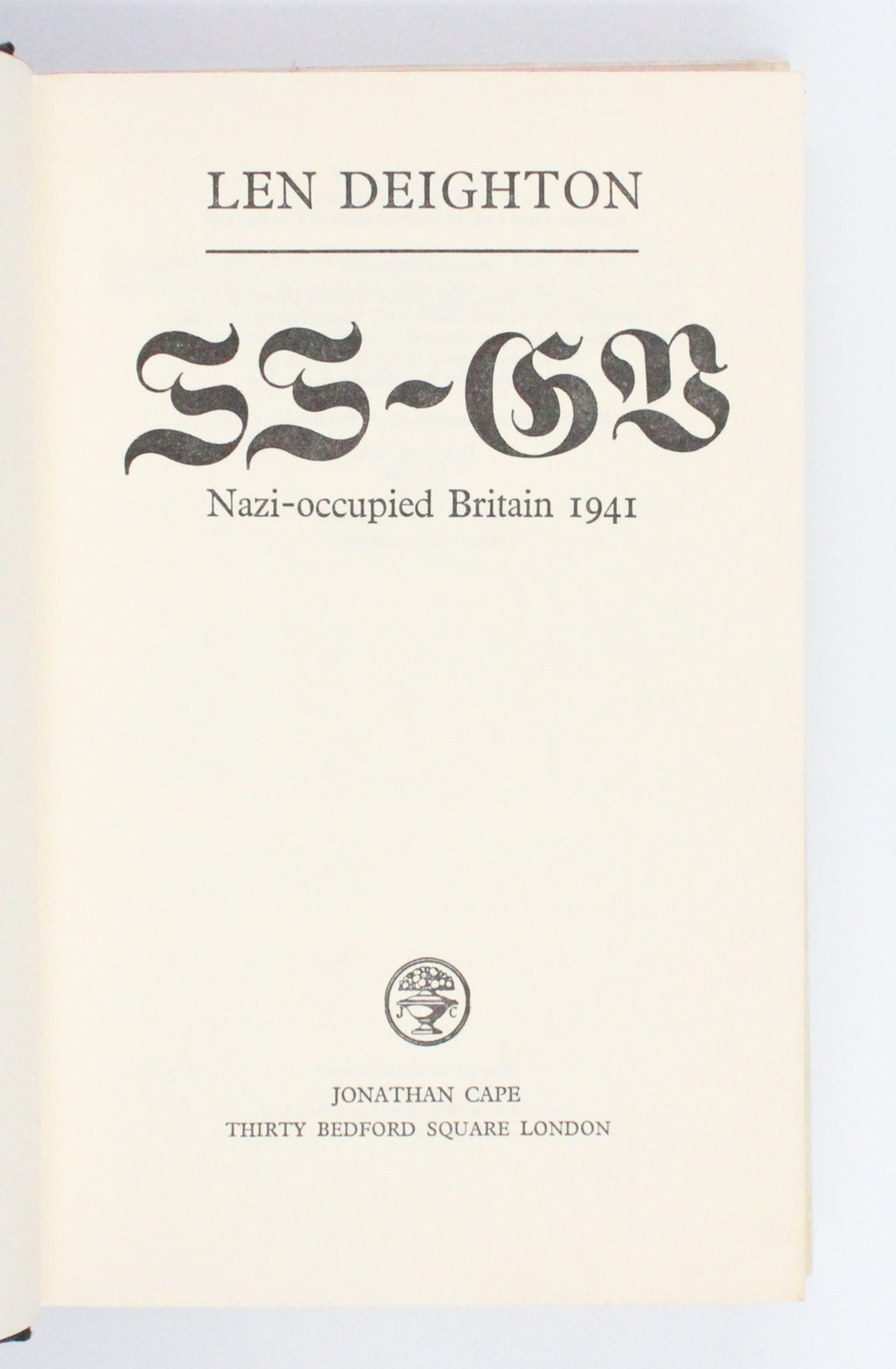 1978 SS-GB by Len Deighton