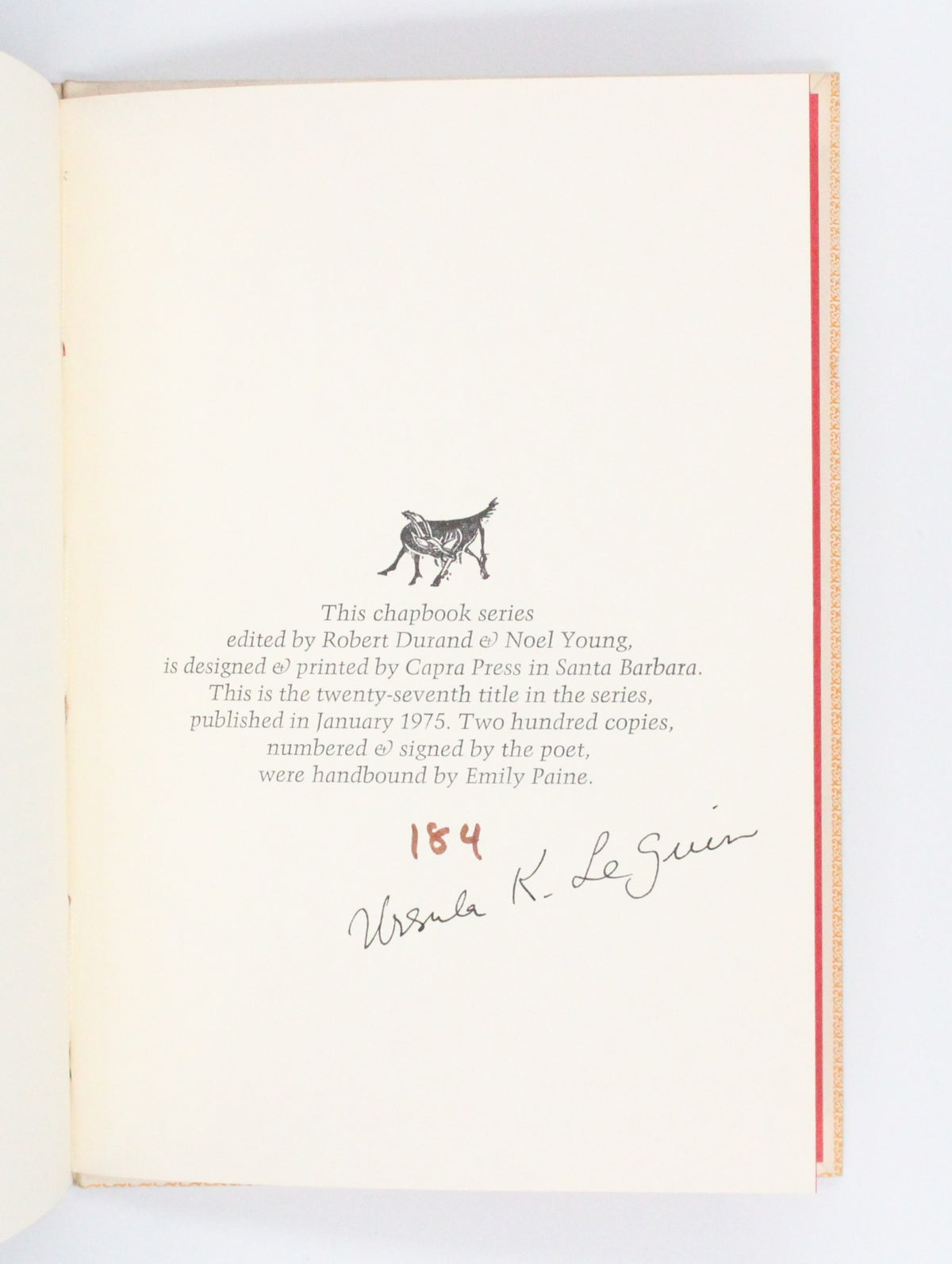 1975 Wild Angels by Ursula Le Guin