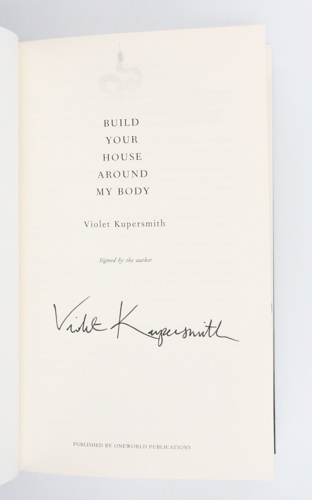 2021 Build Your House Around My Body by Violet Kupersmith