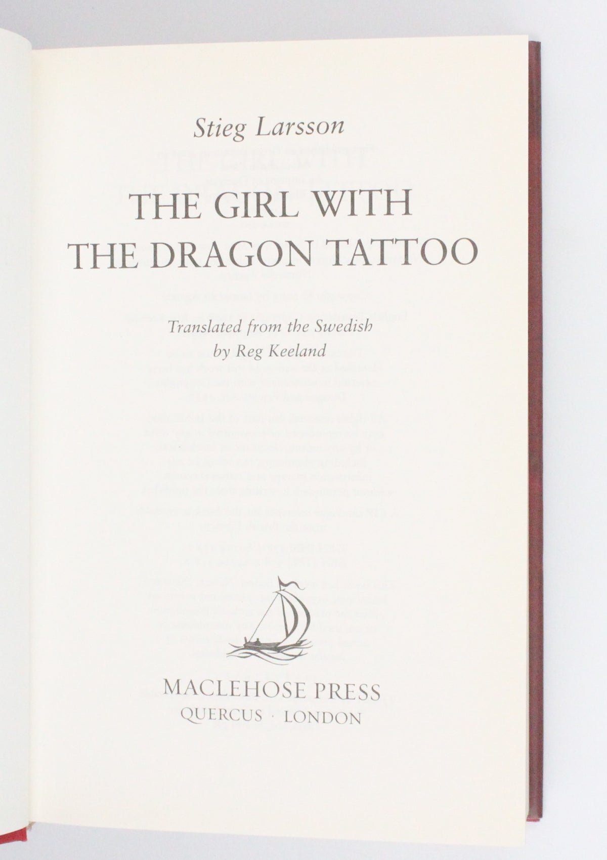 2008-2009 The Millennium Series by Steig Larsson