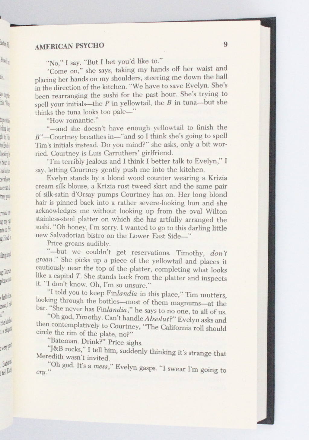 1998 American Psycho by Bret Easton Ellis