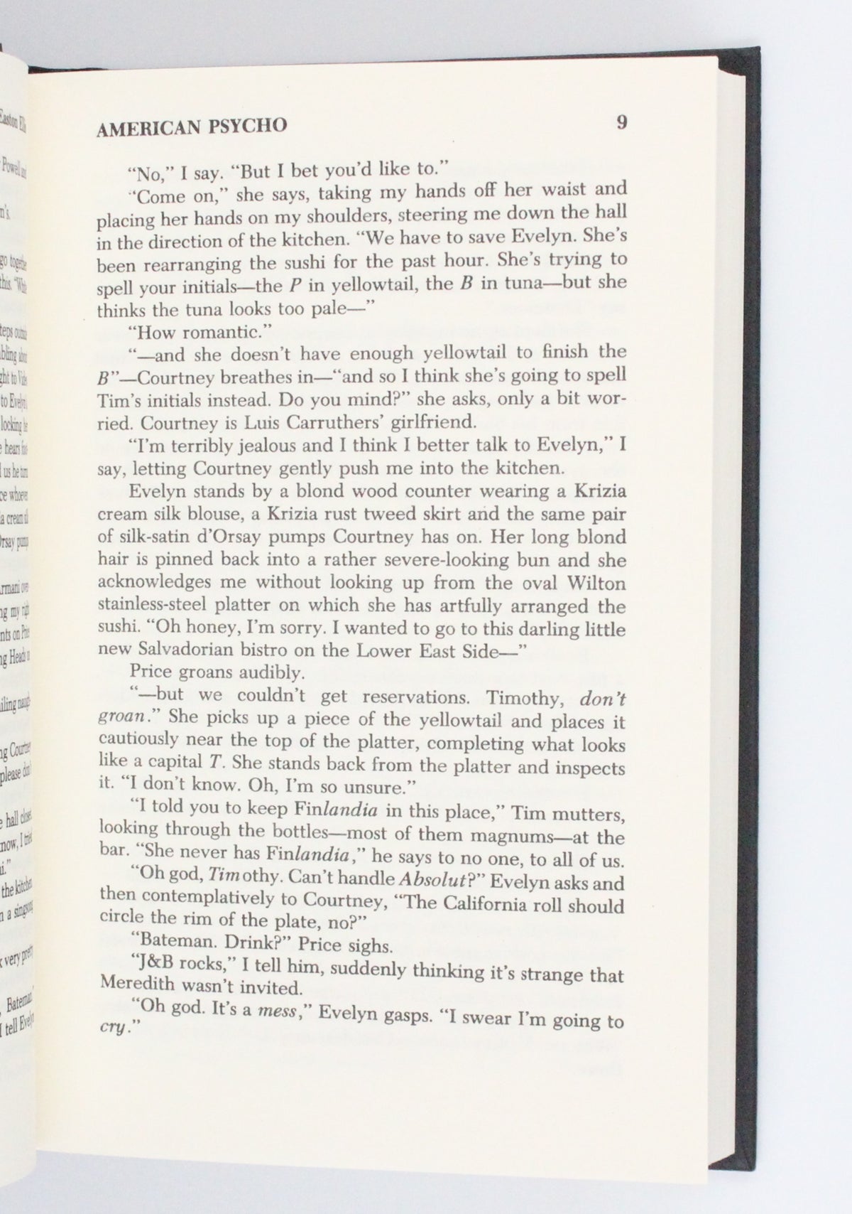 1998 American Psycho by Bret Easton Ellis