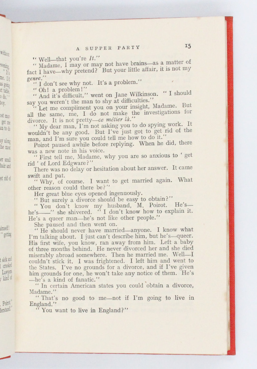 1953 Lord Edgware Dies by Agatha Christie