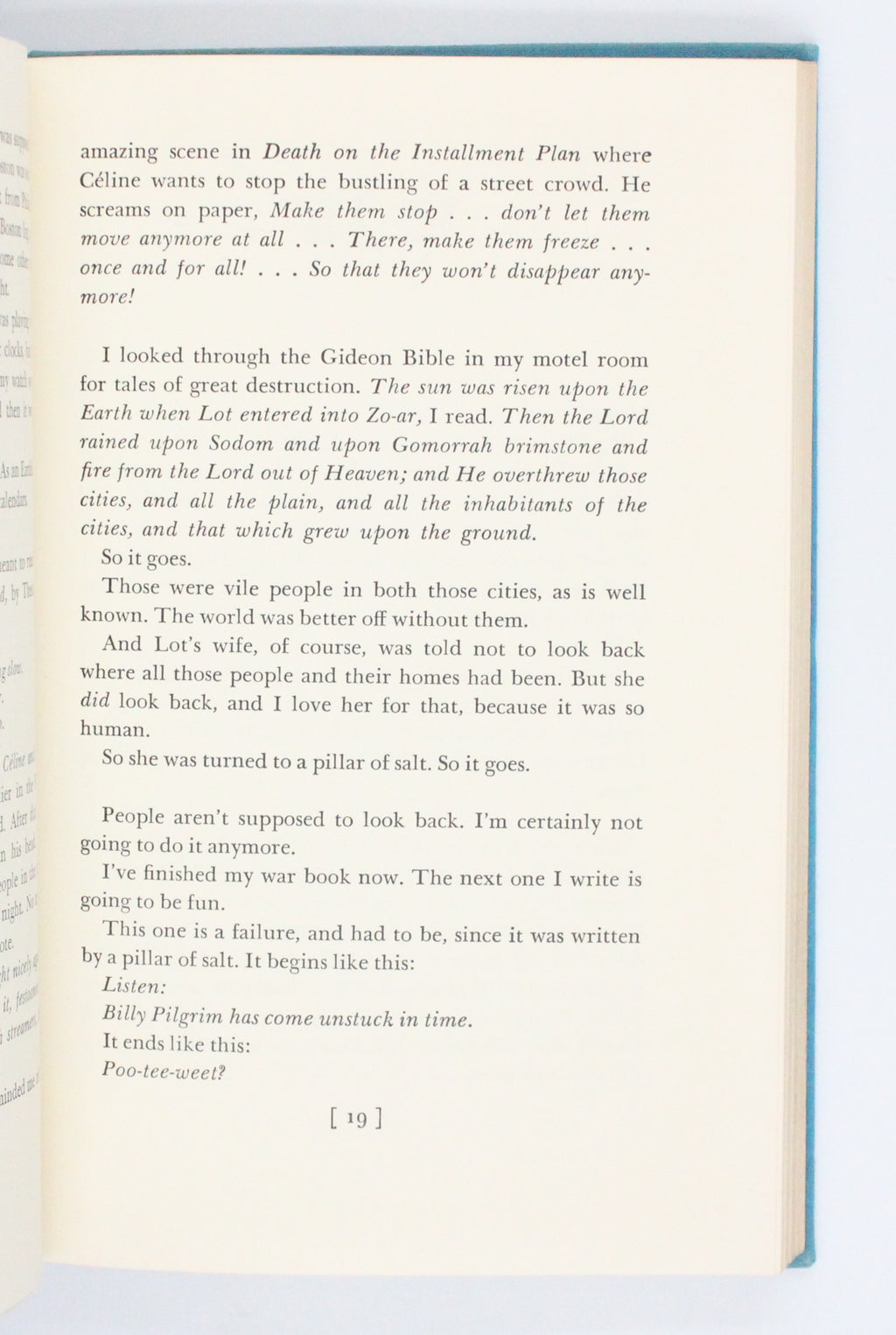 1969 Slaughterhouse-Five by Kurt Vonnegut
