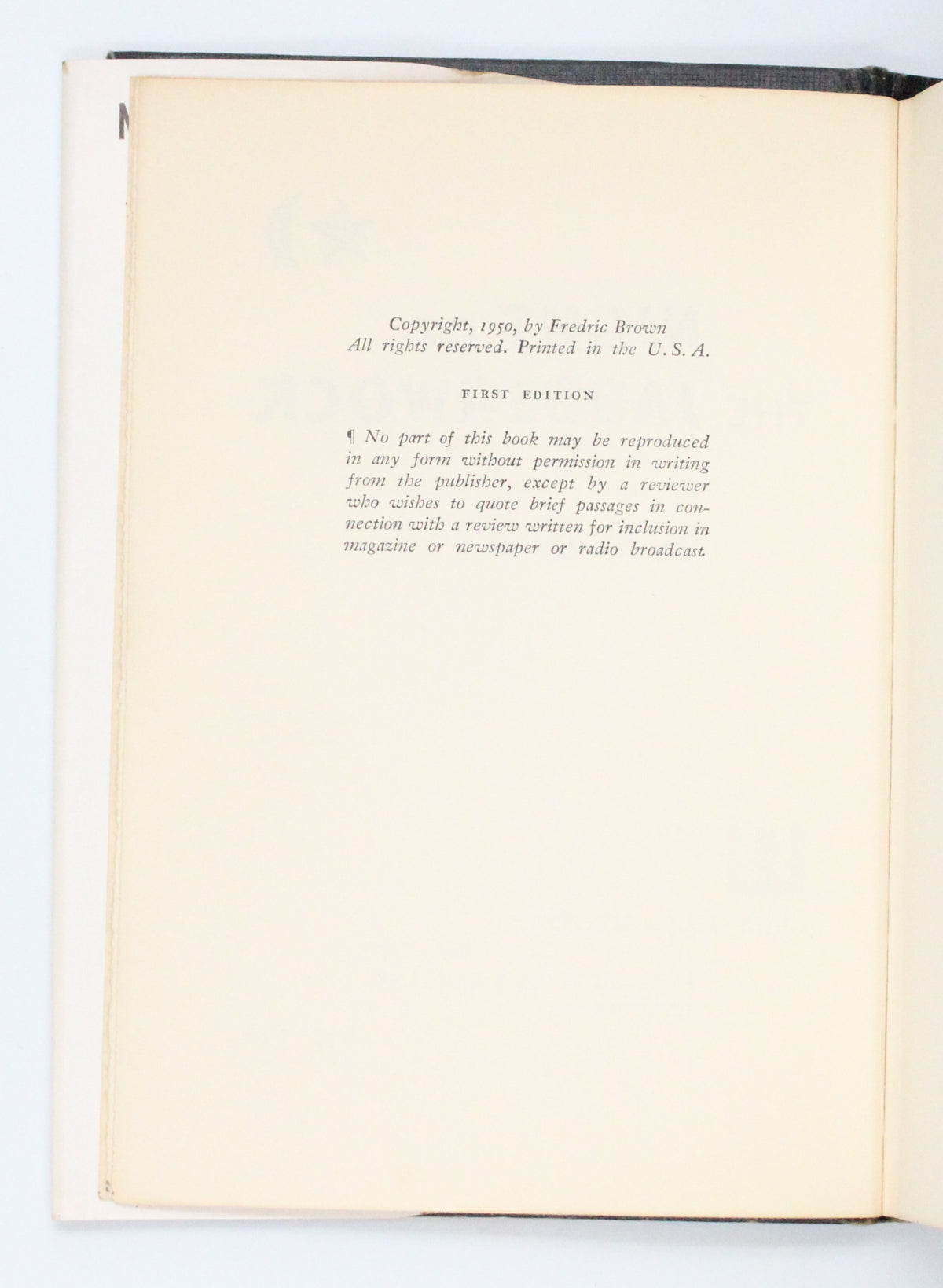 1950 Night of The Jabberwock by Fredric Brown