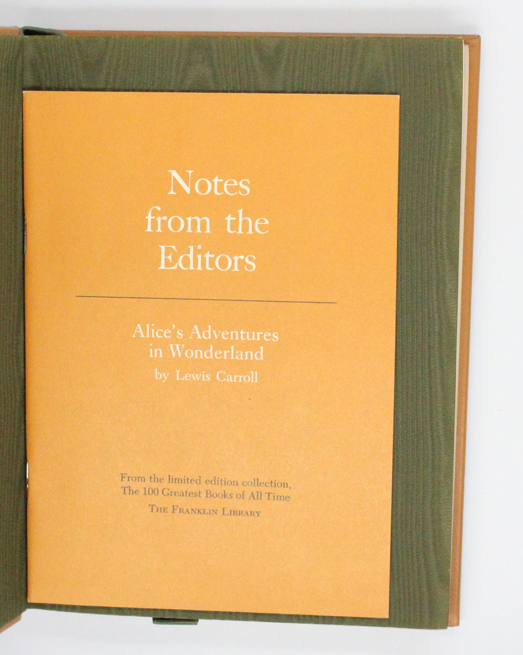 1975 Alice’s Adventures in Wonderland by Lewis Carroll