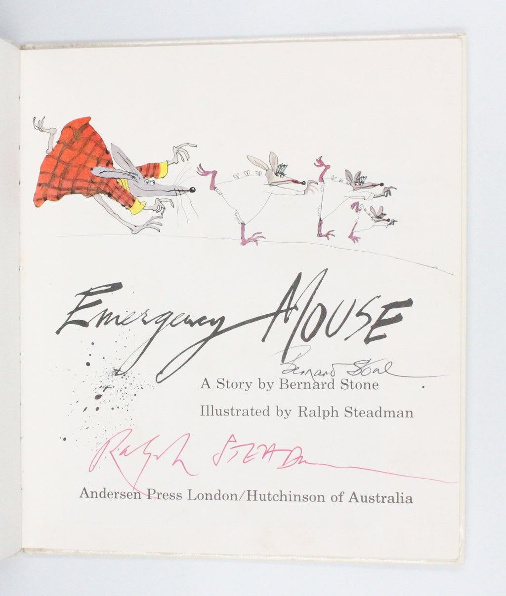 1978 Emergency Mouse by Bernard Stone [Ralph Steadman illus.]