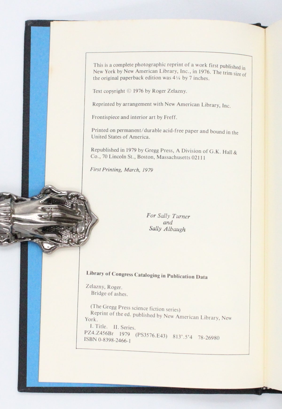 1979 Bridge of Ashes by Roger Zelazny