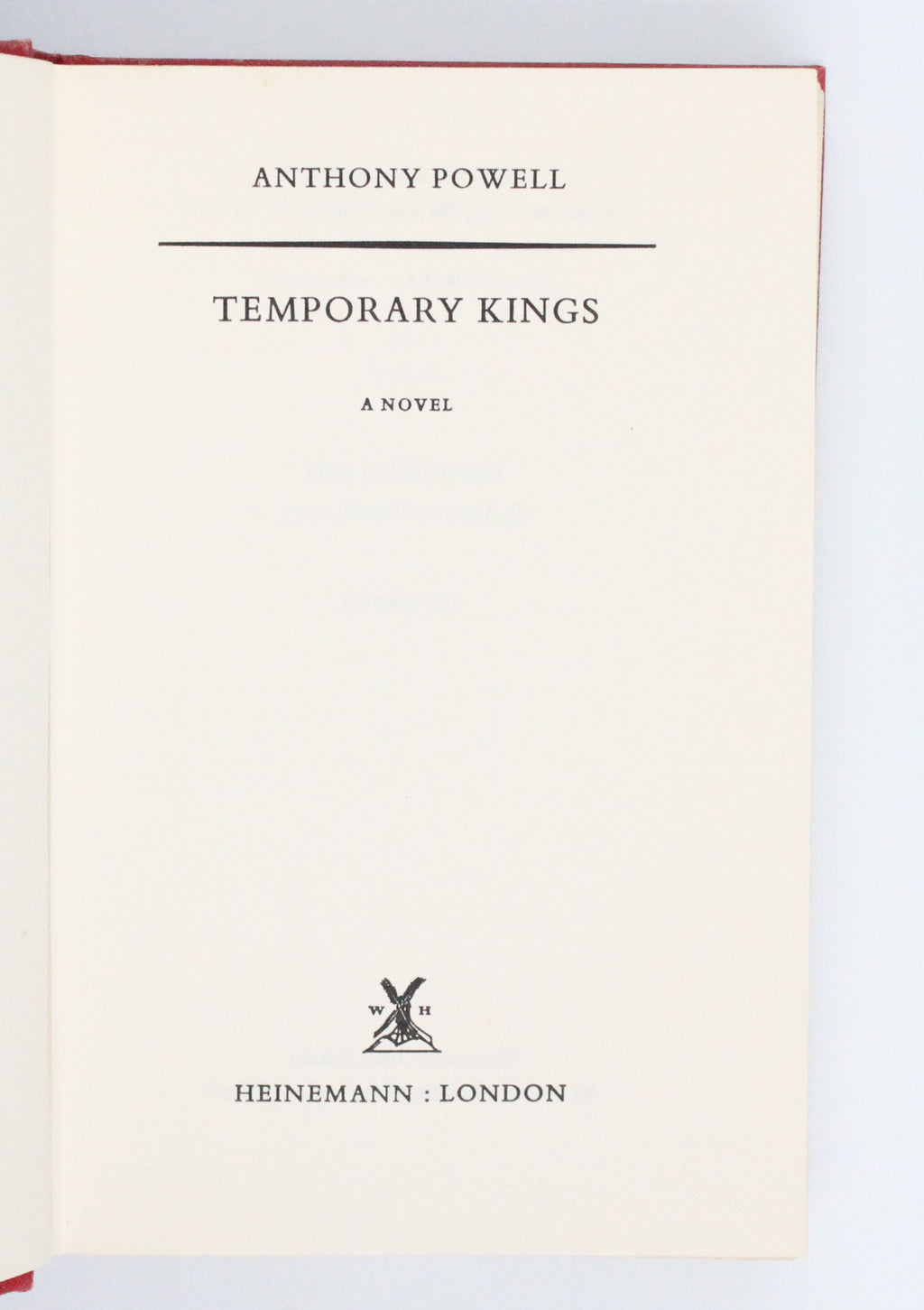 1973 Temporary Kings by Anthony Powell