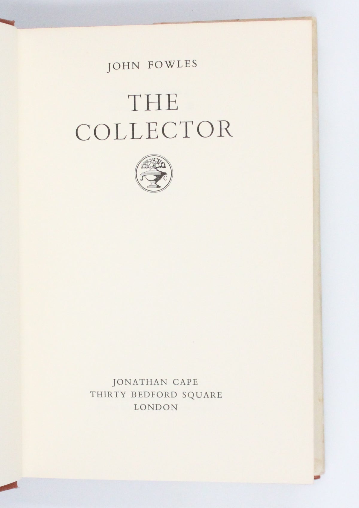 1963 The Collector by John Fowles