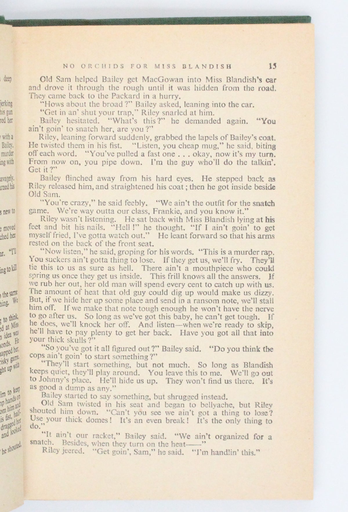 1942 No Orchids for Miss Blandish by James Hadley Chase