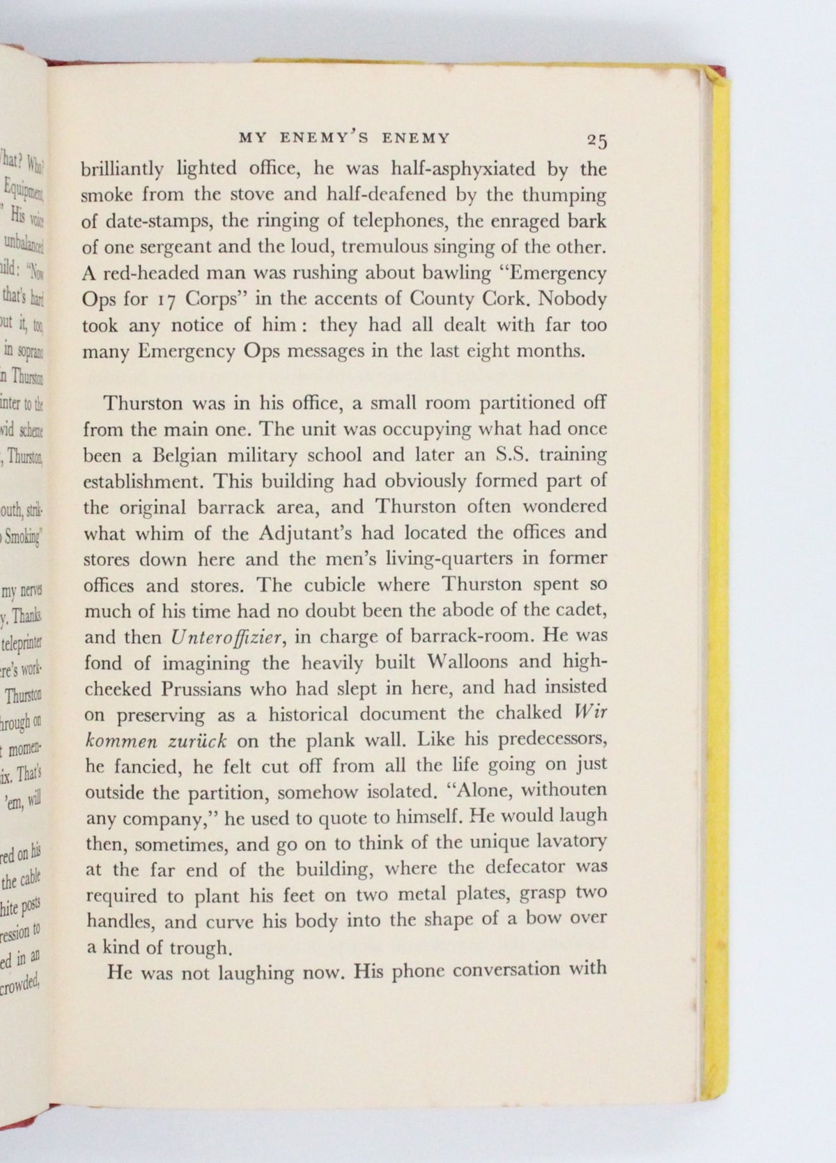 1962 My Enemy’s Enemy by Kingsley Amis