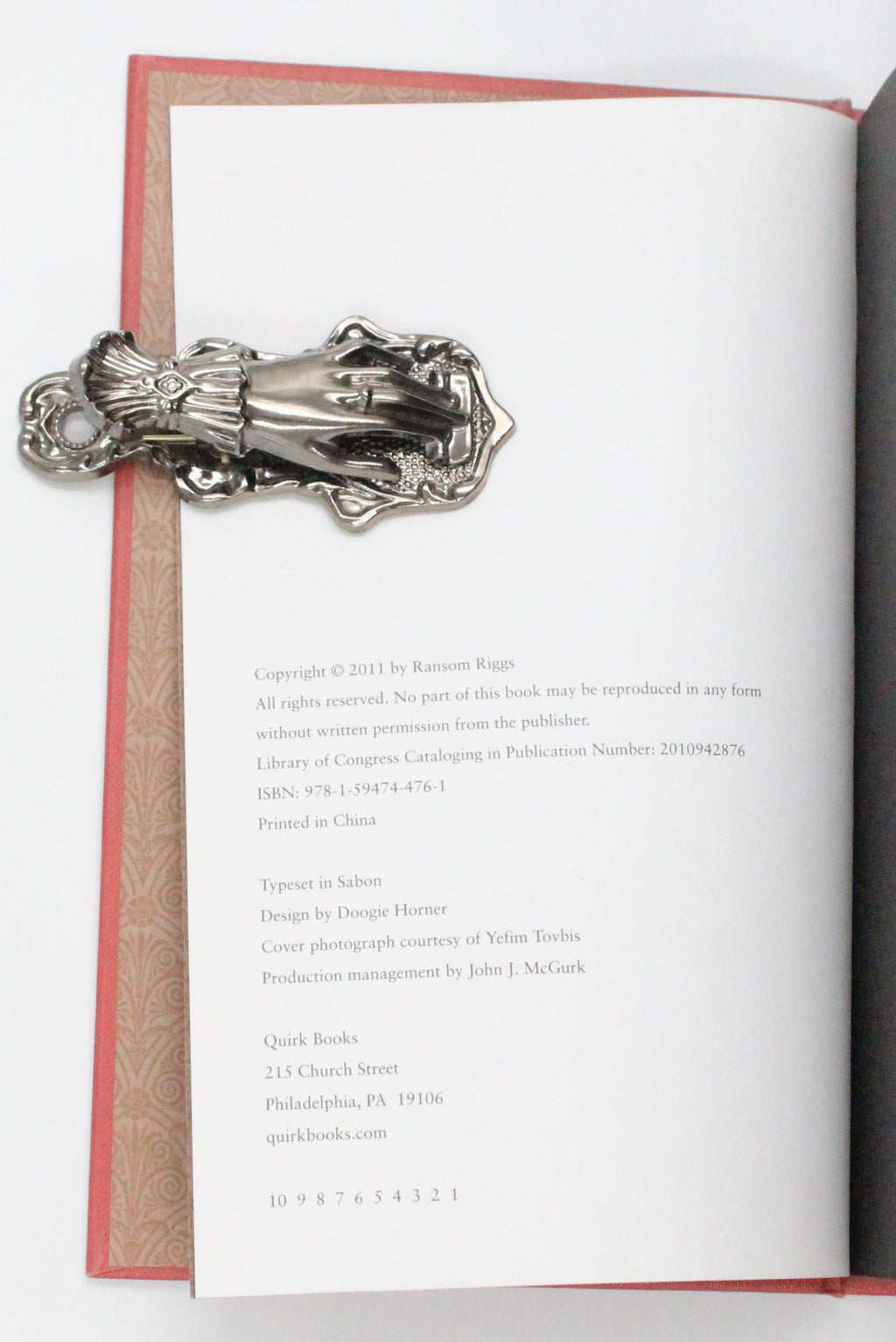 2011 Miss Peregrine’s Home for Peculiar Children by Ransom Riggs