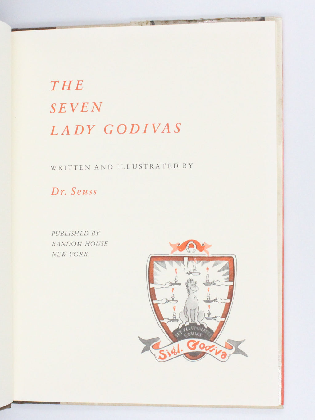 1987 The Seven Lady Godivas by Dr Seuss