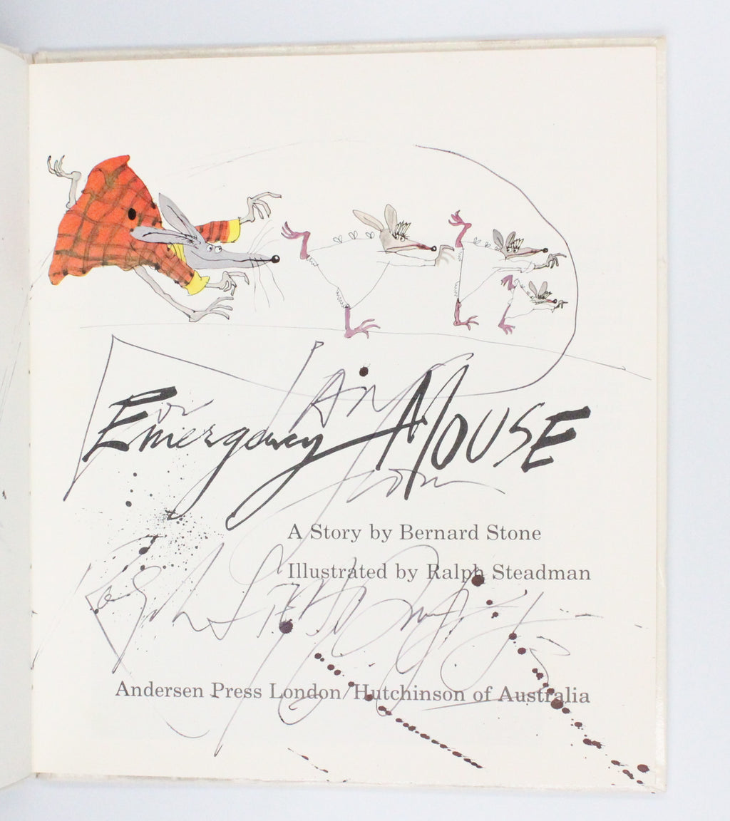 1978 Emergency Mouse by Bernard Stone [Ralph Steadman illus.]