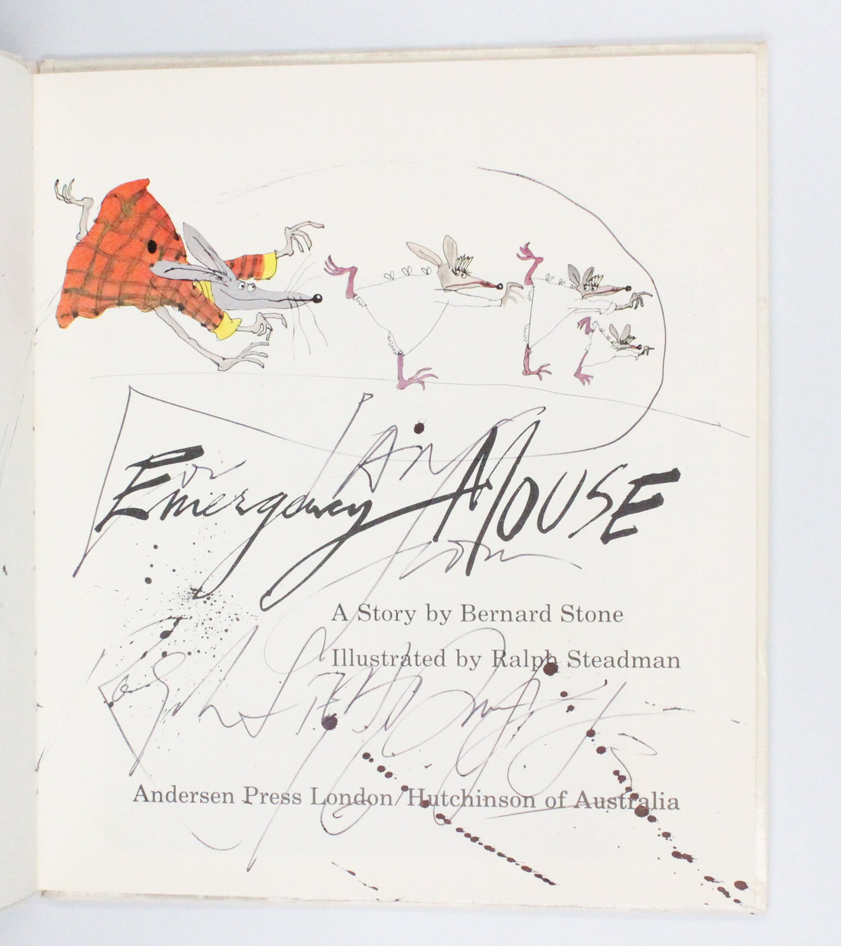 1978 Emergency Mouse by Bernard Stone [Ralph Steadman illus.]