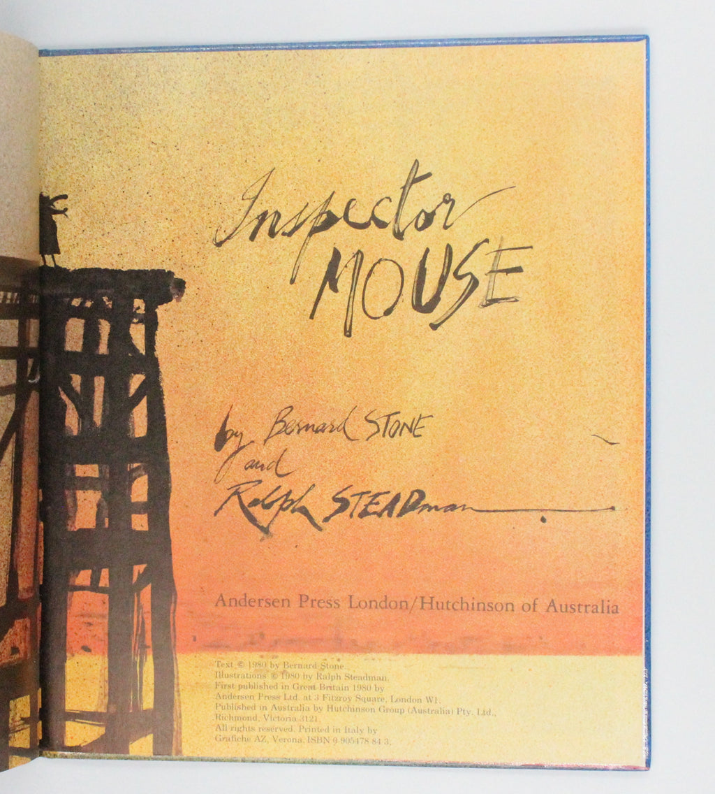 1980 Inspector Mouse by Bernard Stone [Ralph Steadman illus.]