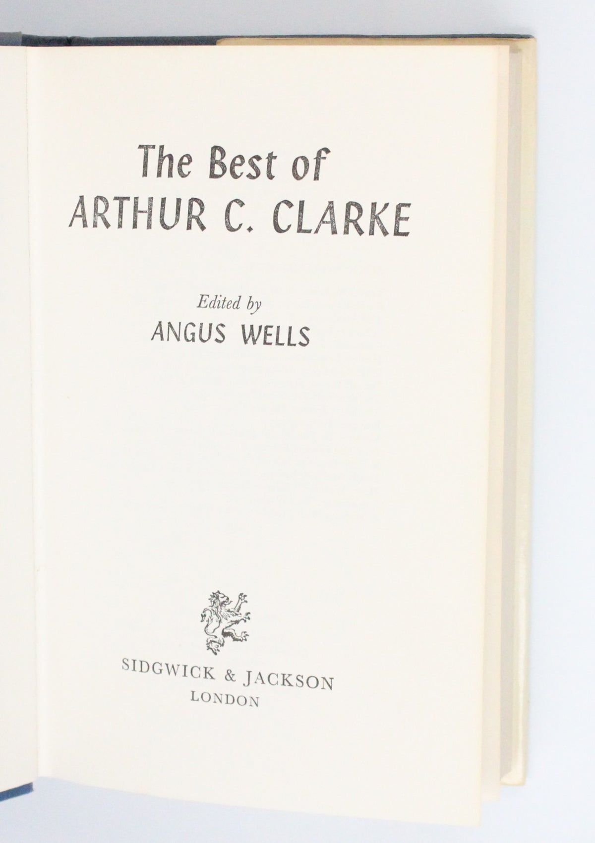 The Best of Arthur C. Clarke 1937-1971 by Arthur C. Clarke