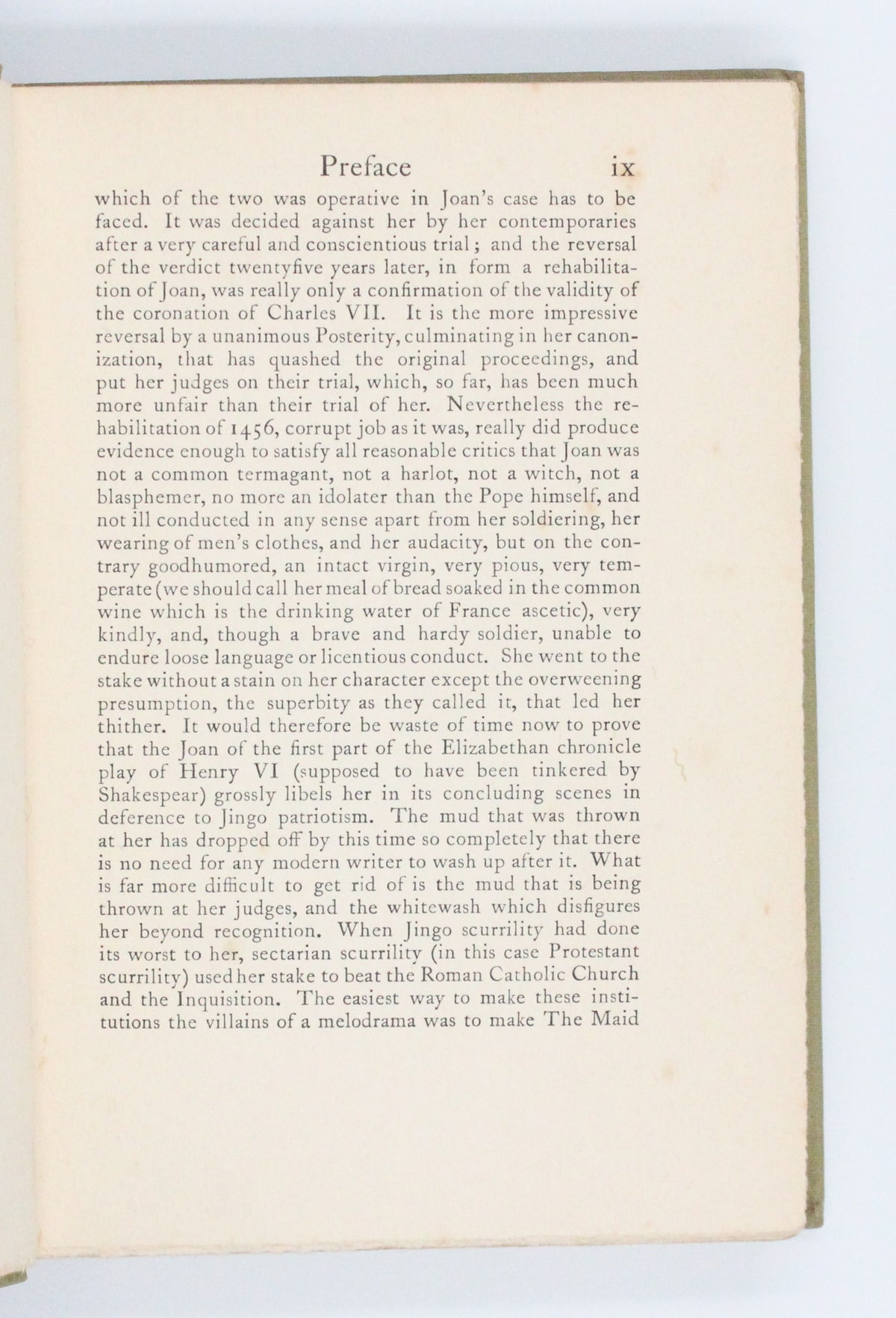 1924 Saint Joan by George Bernard Shaw