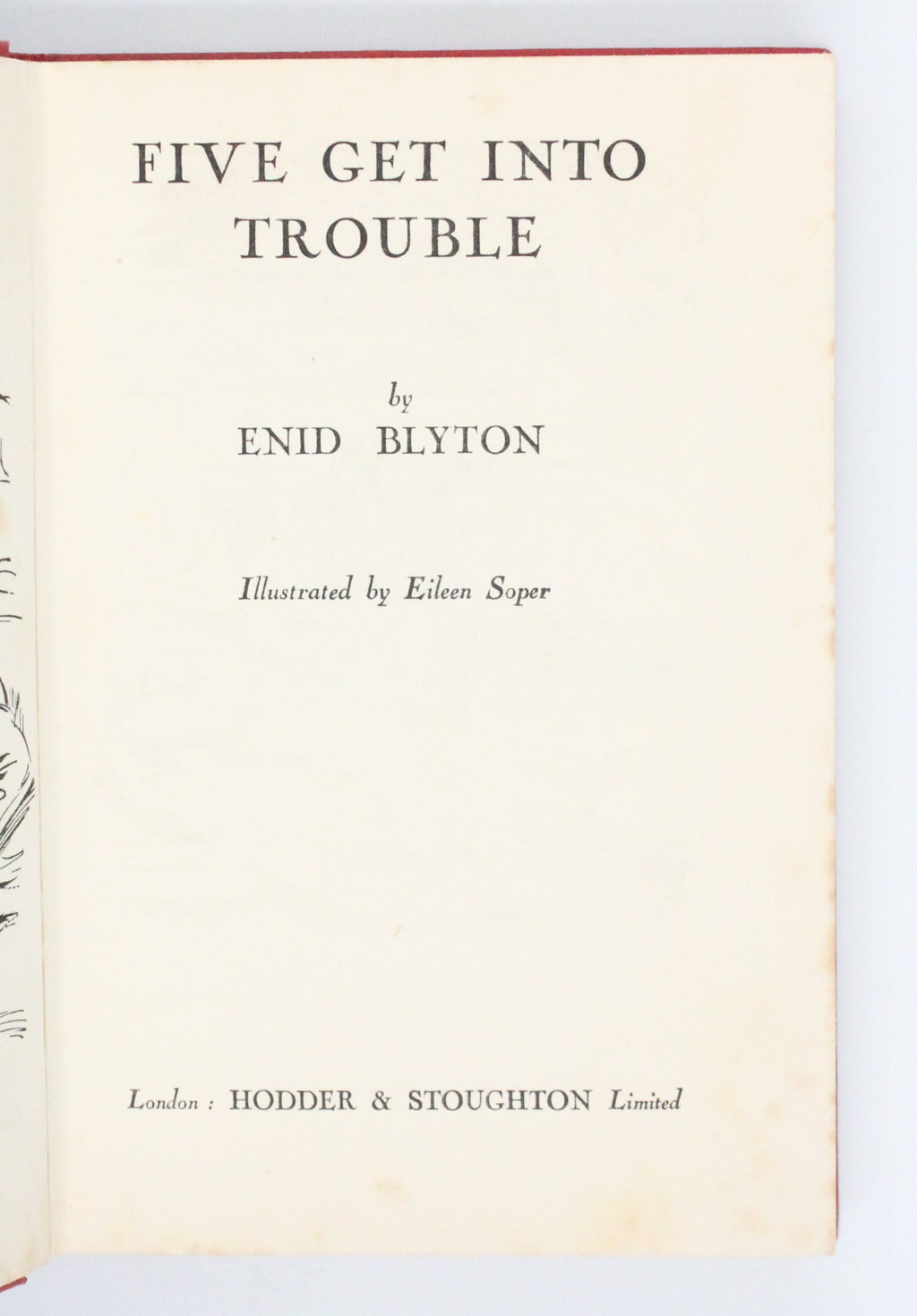 1949 Five Get Into Trouble by Enid Blyton