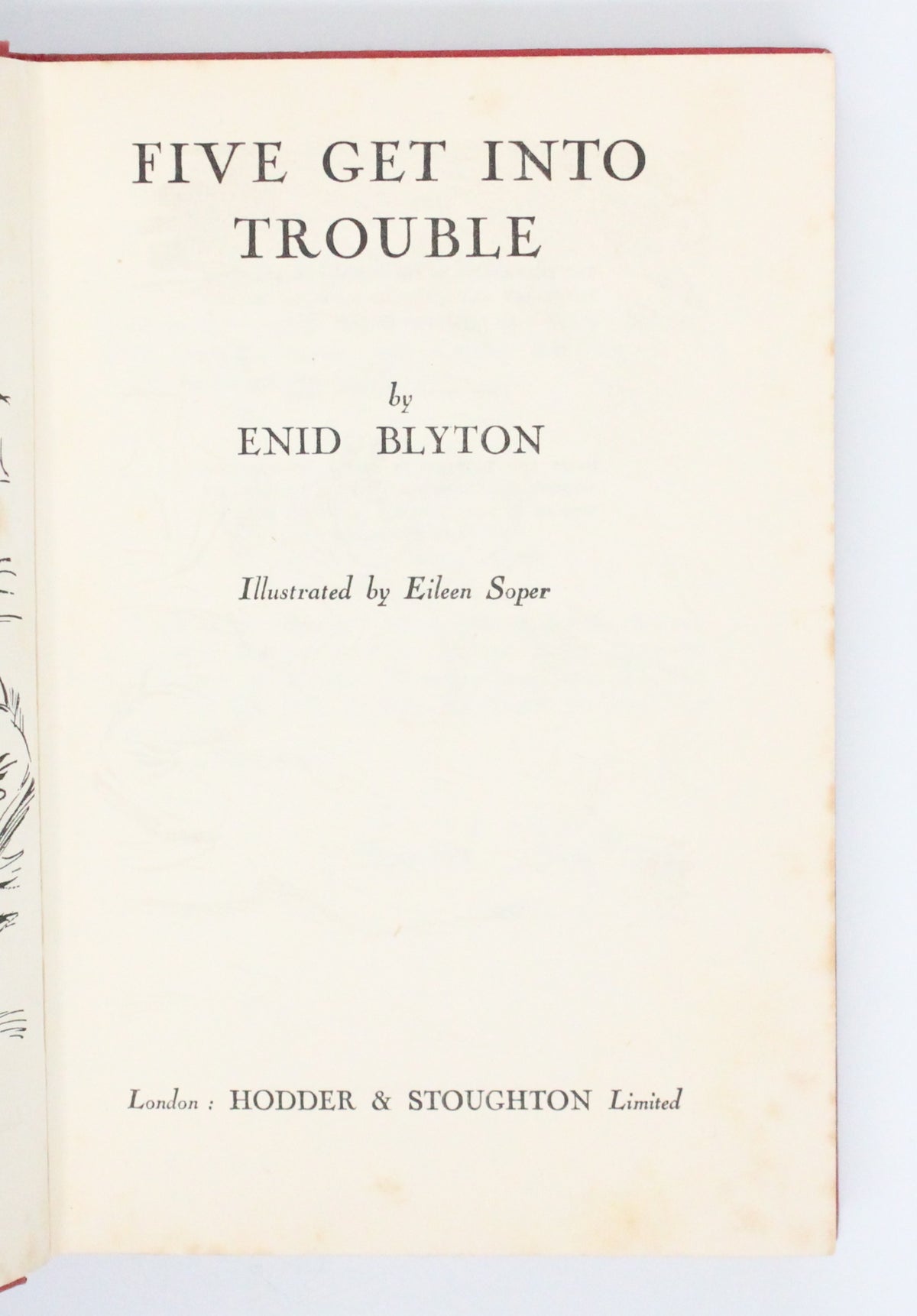 1949 Five Get Into Trouble by Enid Blyton