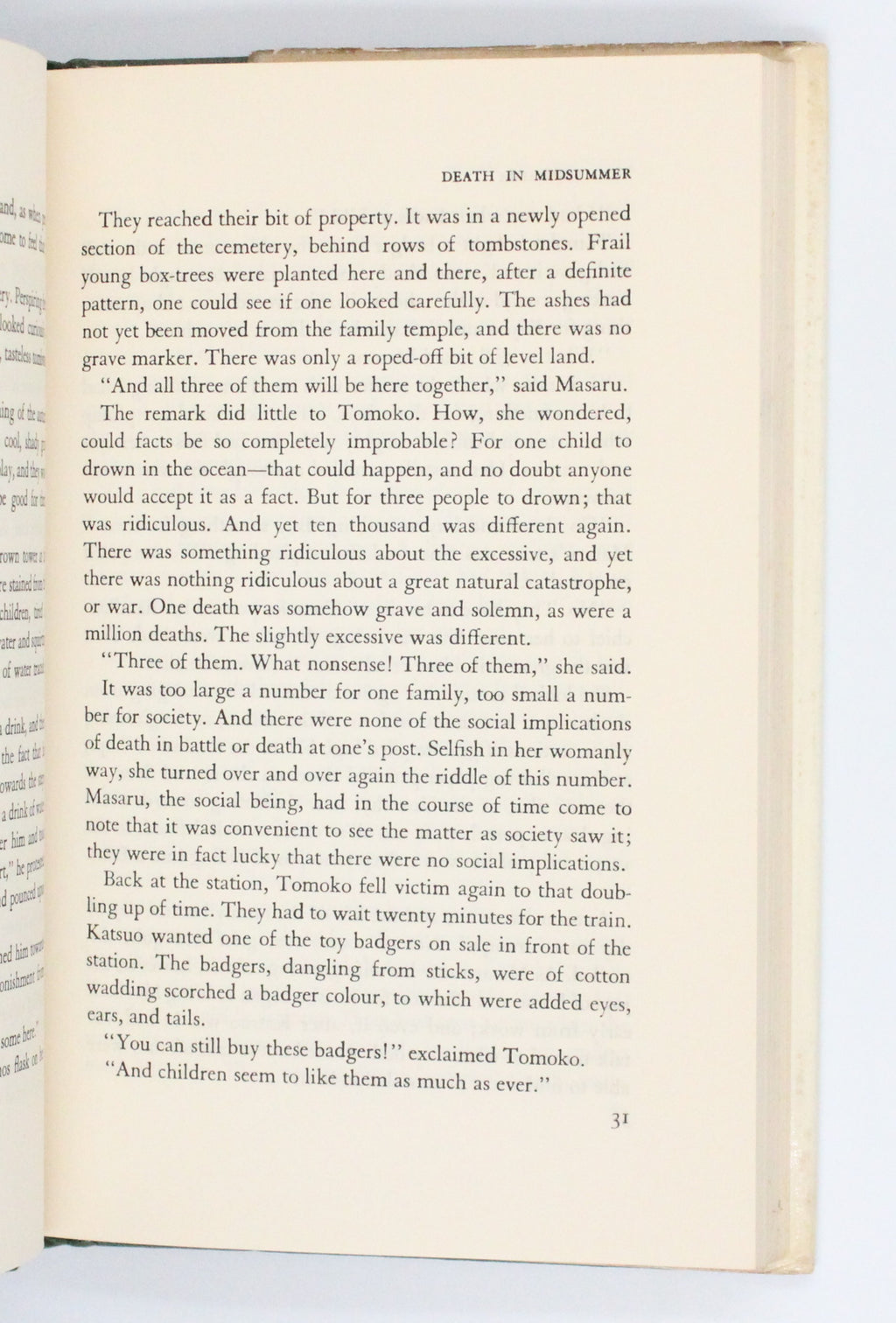 1967 Death in Midsummer and Other Stories by Yukio Mishima